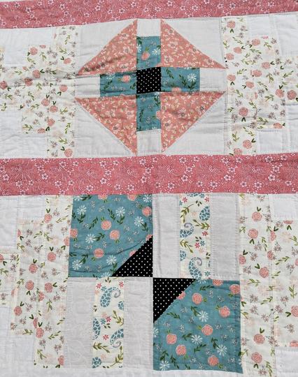 a close-up of another region of the quilt 