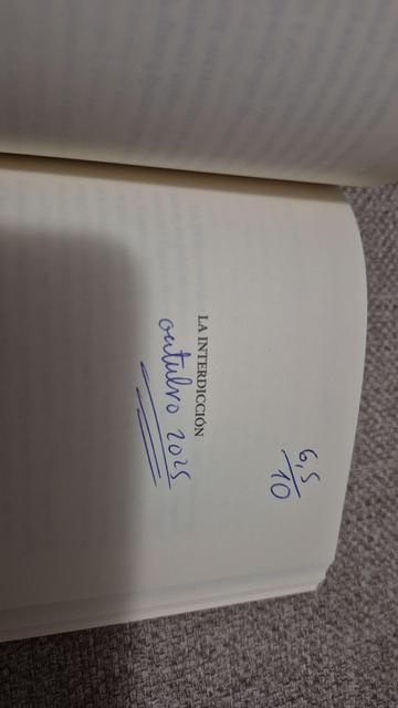 Portada se La interdicción