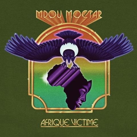 An image of the cover of the album 'Afrique Victime' by Mdou Moctar
