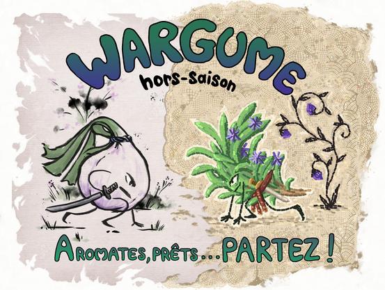 Une gousse d'ail samourail contre une branche de romarin romaine