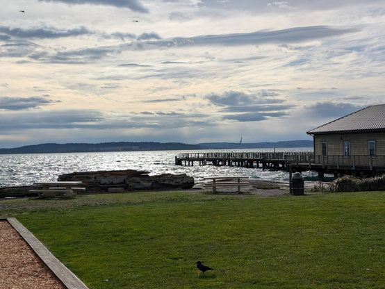 A look at the Salish inland sea from Port Townsend. It's a stormy, chilly fall day with amazing clouds and dramatic light.