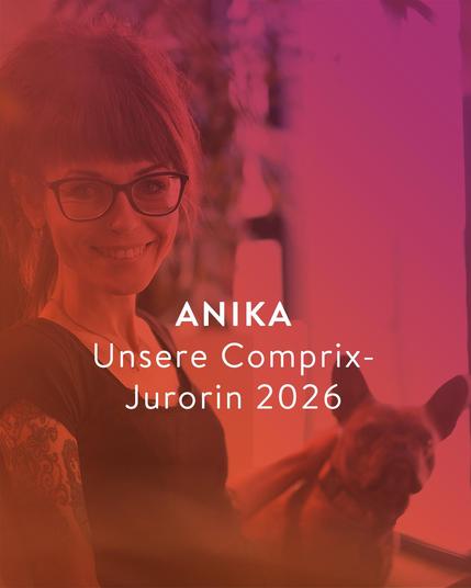 Ein Bild von Anika, Art Directorin bei Spirit Link, die 2026 wieder in der COMPRIX Jury sitzt