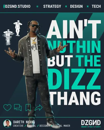 DZGND.studio // Ain't nuthin but the Dizz thang