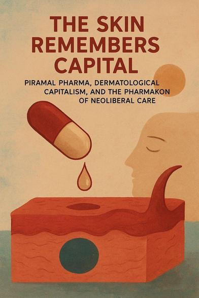 This essay interlaces embodied testimony, regulatory critique, and philosophical reflection to examine the moral and epistemological crises surrounding Piramal Pharma’s Lacto Calamine and Tetmosol. Framed as a confession of corporeal and existential disillusionment, it argues that these consumer products—marketed as instruments of care—operate as pharmakon in Derrida’s sense: both remedy and poison, soothing and subjugating. Drawing on psychodermatology, Foucault’s biopolitics, Derrida’s deconstruction, Nancy’s ontology of exposure, Levinas’s ethics of touch, and Kleinman’s illness narratives, the essay situates dermatological suffering as both symptom and allegory of late-capitalist pathology. Through this fusion of narrative and critique, it proposes the concept of dermatological capitalism—a regime that commodifies distress, aestheticizes anxiety, and monetizes the epidermis as both site and symbol of neoliberal discipline. Engaging theoretical lenses such as moral contagion, the theology of touch, and economic penance, it exposes how regulatory loopholes, celebrity endorsements, and psychosomatic commodification sustain a moral economy of the skin.