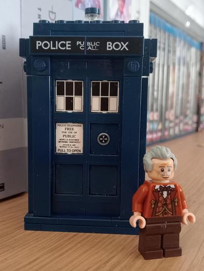 My rendition of Peter Cushing's Doctor as a LEGO minifigure