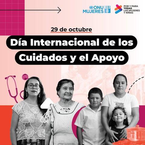 @ONUMujeres
Hoy, 29 de oct, en el Día Intern de los Cuidados y el Apoyo, reafirmamos que los cuidados son la base de todo. El trabajo de los cuidados no es cosa de mujeres: es una realidad y responsabilidad de todas y todos.