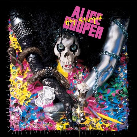 An image of the cover of the album 'Hey Stoopid' by Alice Cooper