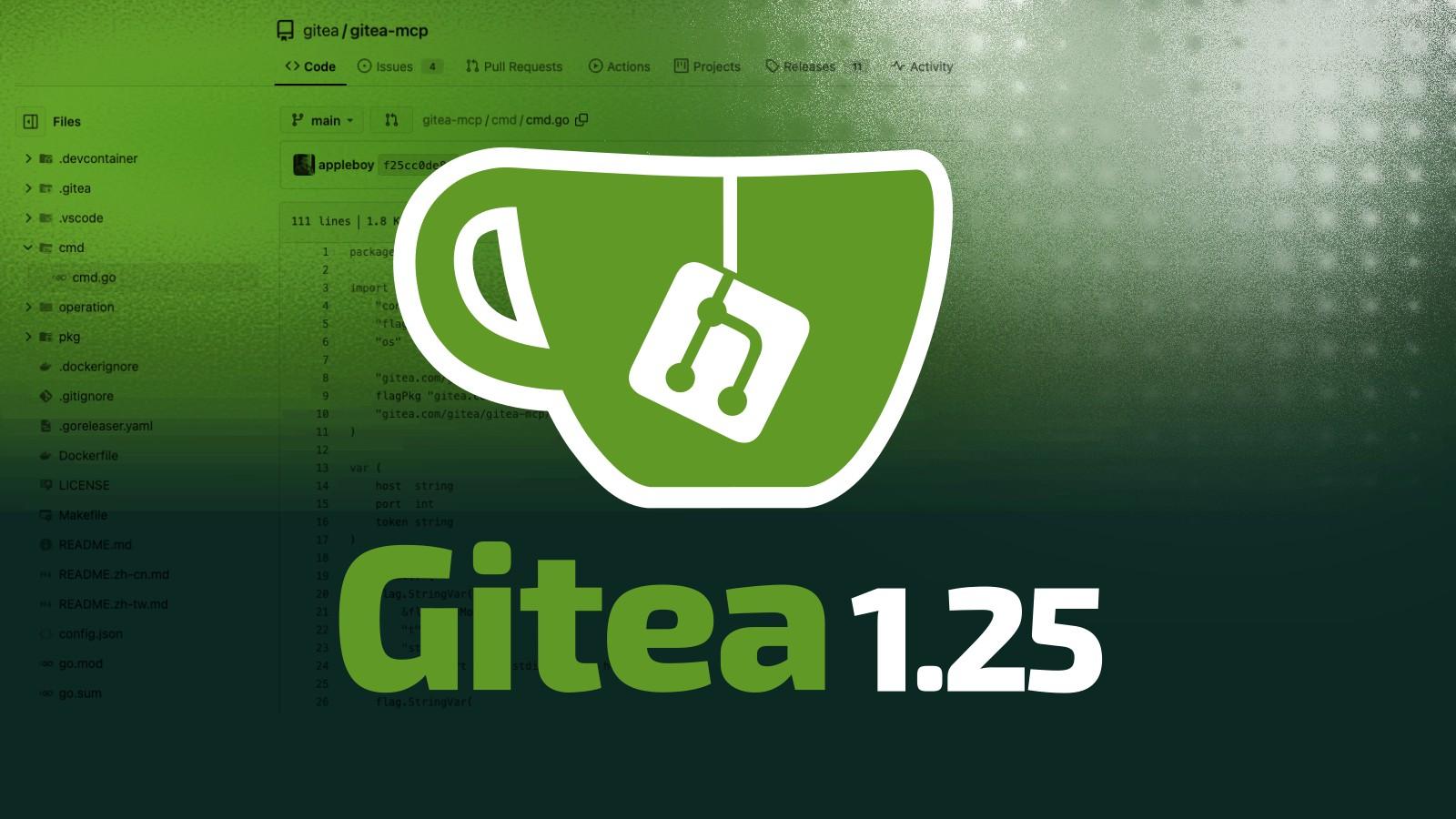 Gitea 1.25 self-hosted Git service debuts 3D model previews, CI/CD email notifications, and major performance improvements for large projects.