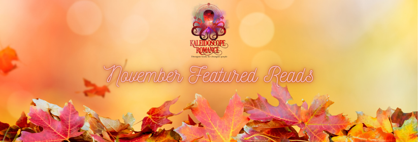 A graphic with fall leaves. Text reads: November Featured Reads
