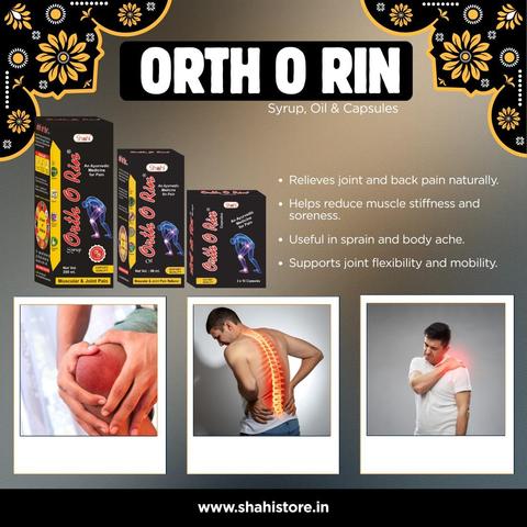 Orth O Rin - Ayurvedic Relief for Joint, Pain