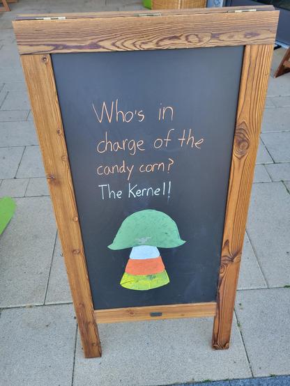 Who's in charge of the candy corn? The Kernel!