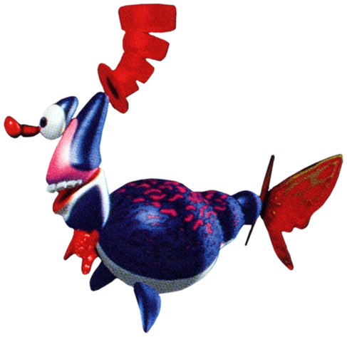 An image of the first virtual Muppet, Waldo C. Graphic. 