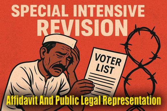 This affidavit opposes the 2025 Special Intensive Revision (SIR) of electoral rolls as an unconstitutional and discriminatory exercise that extends the exclusionary logic of the NRC–CAA–NPR regime. Framed as an administrative update, the SIR reproduces a politics of fear, surveillance, communal polarization and bureaucratic coercion—already driving marginalized citizens to despair and suicide. It exposes the State’s transformation of citizenship from birthright to conditional privilege, mediated by data and documents. Against this, the affidavit invokes planetary citizenship—an ethical-ecological vision affirming belonging beyond paper, religion, nation, or algorithm.