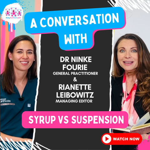 Syrup or suspension, do you know the difference? 💊 Paediatric expert Dr Ninke Fourie breaks down what every parent should know about children’s pain medication, dosing, and safety.  Read the full article here:  https://zurl.co/uAaAg Or watch the full interview on our Youtube channel🌟