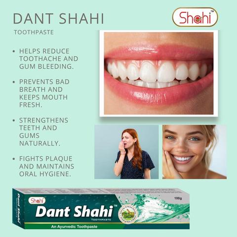 Dant Shahi Toothpaste - Herbal Care for Strong Teeth & Healthy Gums