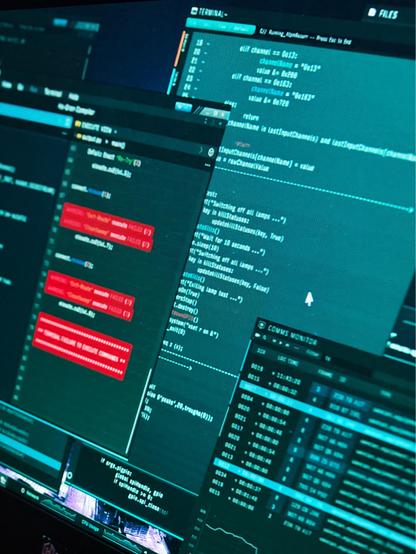 Pseudo hacker TV nonsense featuring Python code