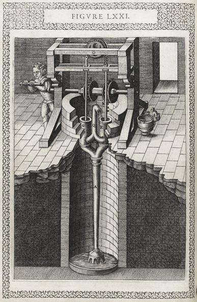 Illustration from Ramelli's *Diverse and artificial machines*