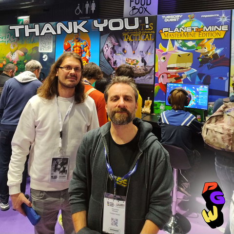 Vincent Coutouly and Jonathan Ménard at Paris Games Week