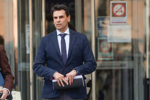 Una imatge d'arxiu d'Alberto González Amador, la parella de la presidenta madrilenya (EFE/Rodrigo Jiménez)