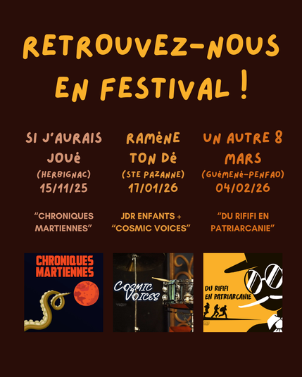 Programme des prochains évènements Escrimousses