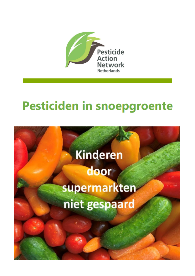 Pesticiden in snoepgroente : Kinderen door supermarkten niet gespaard