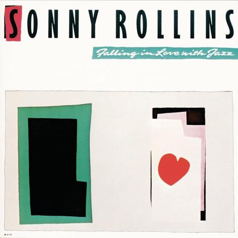 An image of the cover of the record album 'Falling In Love With Jazz' by Sonny Rollins