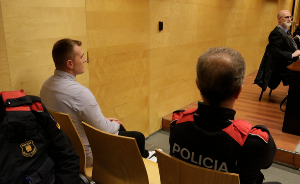 El condemnat, durant el judici celebrat a l'Audiència de Girona (ACN/Marina López)