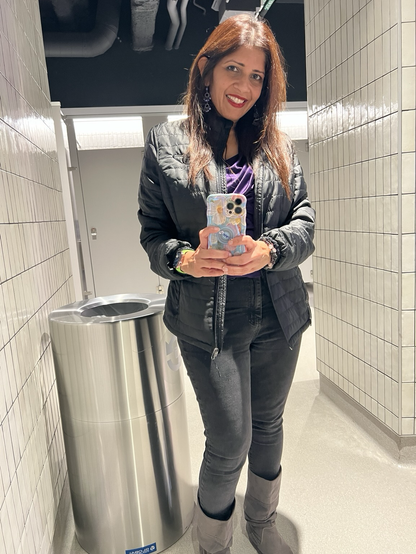 Bathroom selfie at Intuit Dome, Inglewood, CA