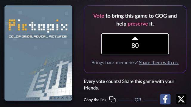 Vote to bring Pictopix on GOG!