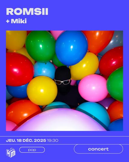 annonce Romsii en 1re partie de Miki