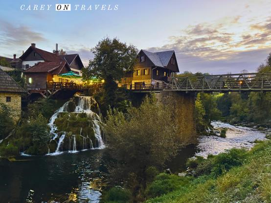 Waterfall apartment in Rastoke, Croatia