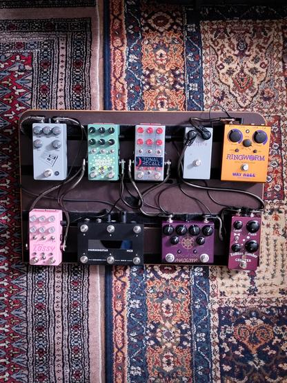 Pedalboard guitar effects