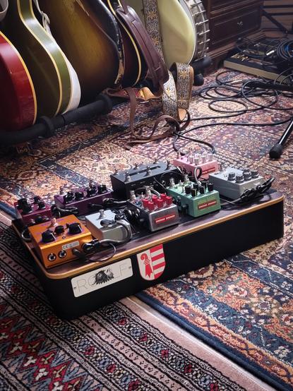 Pedalboard guitar effects