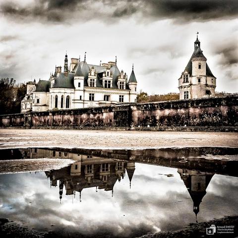 reflet du château de Chenonceau