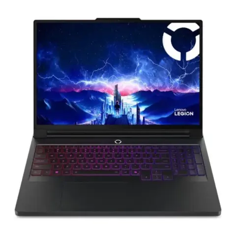 Ordinateur portable Lenovo Legion Pro 7i Gen 10 OLED avec processeur Intel Core Ultra 9, carte graphique RTX 5090, 64 Go de RAM DDR5 et écran OLED QHD+ 240 Hz, design gaming haut de gamme, présenté sur SetupMedia.ma.
