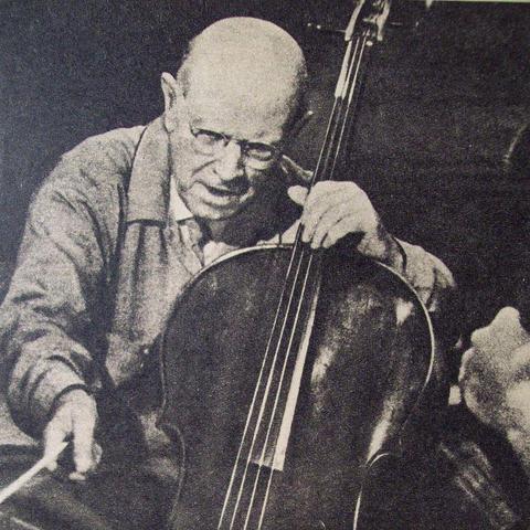 three prerequisites for lifelong learning: a black and white photograph of the cellist Pablo Casals. Photo attribution: Gus Ruelas