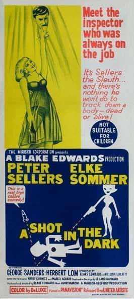 Poster for the 1964 movie A Shot in the Dark