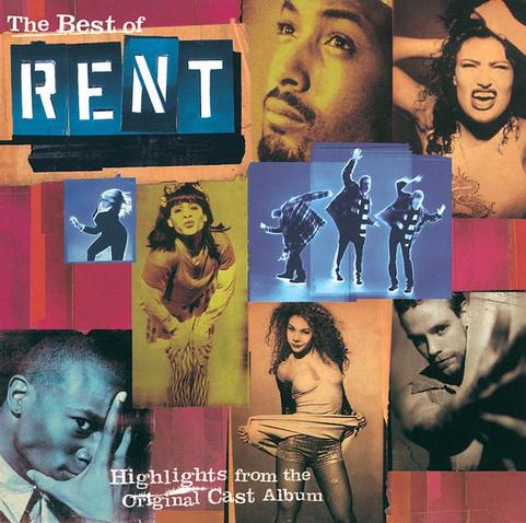 Album art from the album The Best Of Rent by Anthony Rapp, Adam Pascal, Daphne Rubin-Vega, Jesse L. Martin, Wilson Jermaine Heredia, Idina Menzel, Fredi Walker, Taye Diggs, Gwen Stewart, Byron Utley