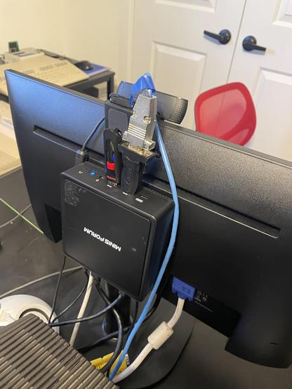 New computer attached to a monitor.