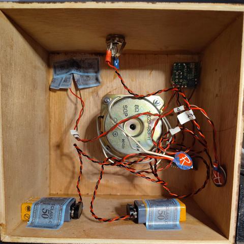The guts of a home made guitar amp