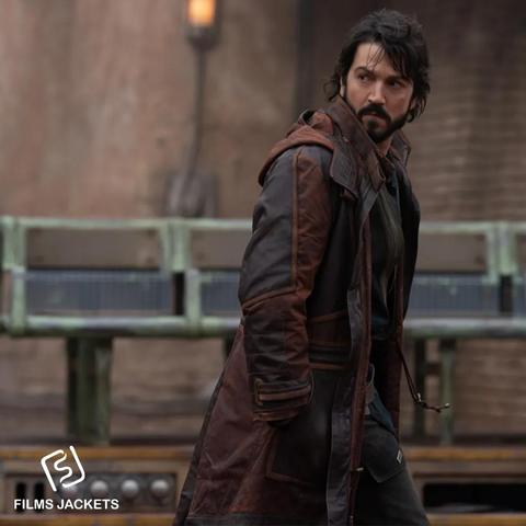 The Diego Luna Star Wars Andor Trench Coat 