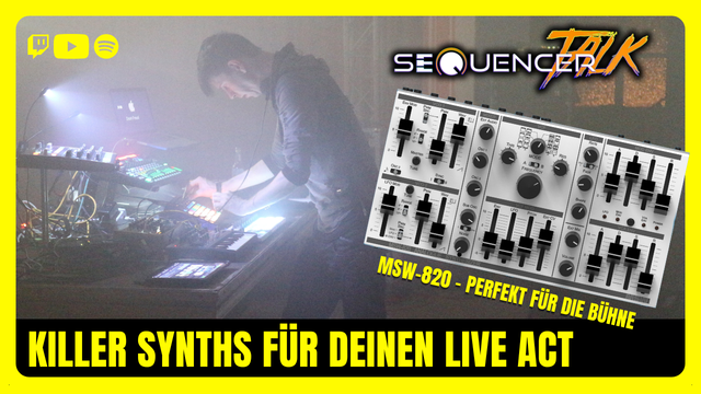 SequencerTalk 259 - Welche Synthesizer nutzen Live Bands und weshalb? 
