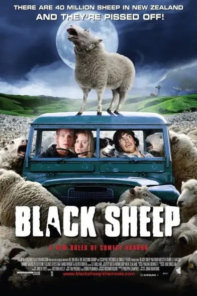 #BlackSheep #JonathanKing #VeroniqueLawrence #NathanMeister #PeterFeeney #DanielleMason #TammyDavis #OliverDriver #TandiWright #MatthewChamberlain #NickFenton #29mars2007 #NouvelleZelande #2007 #mars2007 #Comedie #Horreur #LiveStockFilms #NewZealandFilmCommission #DaesungGroup #WetaWorkshop