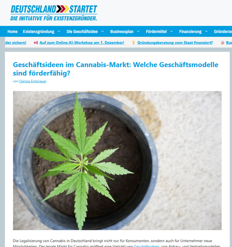 Das Konsumcannabisgesetz (KCanG) und seine Bedeutung für Geschäftsmodelle
Das Konsumcannabisgesetz (KCanG) bildet den rechtlichen Rahmen für den legalen Umgang mit Cannabis in Deutschland. Es regelt den Anbau, den Vertrieb und den Konsum von Cannabisprodukten und stellt sicher, dass diese Aktivitäten legal und sicher ablaufen. Für Unternehmer und Existenzgründer bedeutet dies, dass sie ihre Geschäftsmodelle sorgfältig prüfen müssen, um sicherzustellen, dass sie den gesetzlichen Vorgaben entsprechen.

Wichtige Aspekte des KCanG umfassen die Regelungen zum Anbau, zur Verarbeitung und zum Verkauf von Cannabis. Darüber hinaus legt das Gesetz fest, unter welchen Bedingungen der Konsum erlaubt ist und welche Informationspflichten Unternehmen gegenüber Konsumenten haben. Unternehmer im Cannabis-Bereich müssen sich mit den Details des KCanG vertraut machen, um sicherzustellen, dass ihre Geschäftsmodelle nicht nur legal, sondern auch förderfähig sind.