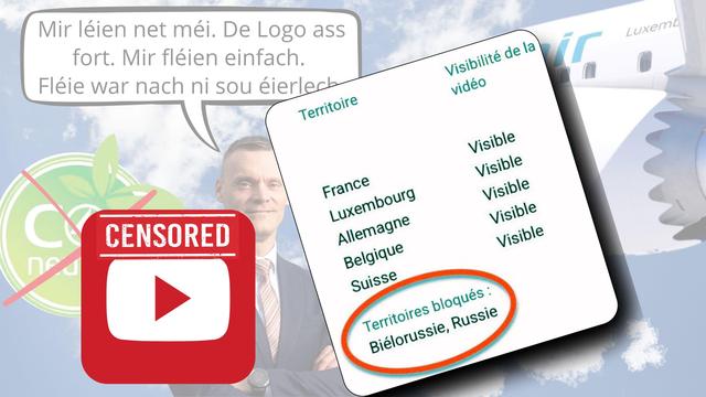 Zensur am Vierdergrond, d'Satir am Hannergrond.