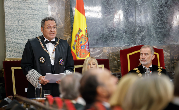El fiscal general, Álvaro García Ortiz, en l'obertura de l'any judicial el 5 de setembre (Europa Press)