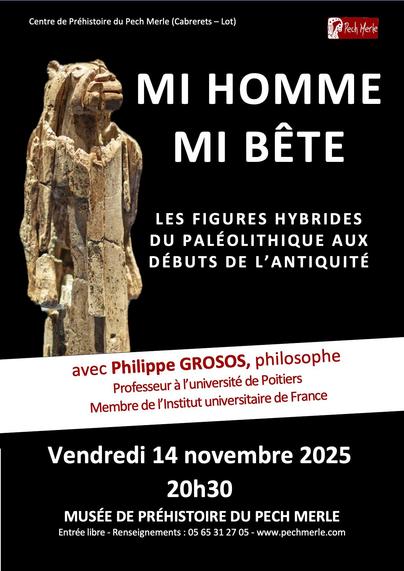 la figure de l'homme-lion pour illustrer la conférence sur les thérianthropes