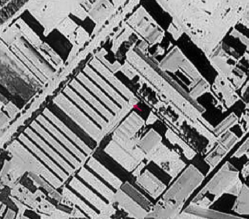 Fotografia aèria del Vol Americà de 1956 (Institut Cartogràfic i Geològic de Catalunya)