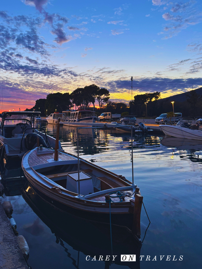 Sunset in Trogir Croatia