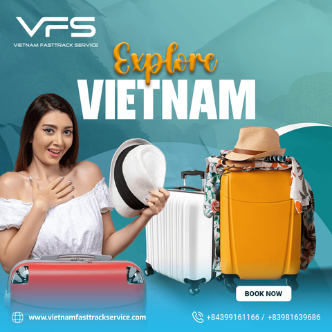 A Vietnam Fast Track Service representative greeting an arriving traveler at the airport with a name sign, guiding them through express immigration and luggage assistance β showcasing VIP arrival comfort and convenience in Vietnam airports.